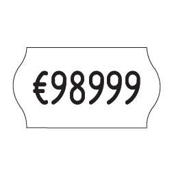 Etiquettes Sato  22x12 blanc colle enlevable pour Kendo 22